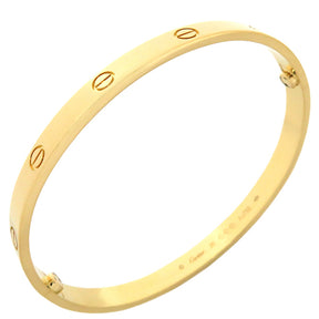 カルティエ Cartier LOVE ラブブレス B6067519 イエローゴールド K18YG #19 ブレスレット 750 18K 18金 バングル