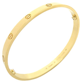 カルティエ Cartier LOVE ラブブレス B6067520 イエローゴールド K18YG #20 ブレスレット 750 18K 18金 バングル