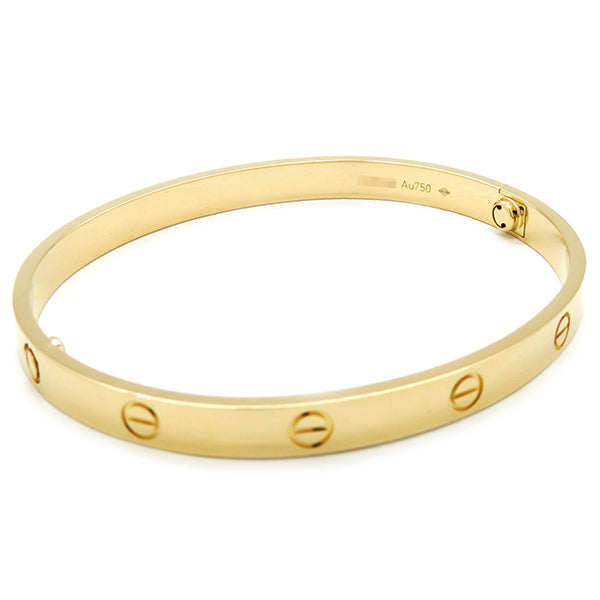 カルティエ Cartier LOVE ラブブレス B6067520 イエローゴールド K18YG #20 ブレスレット 750 18K 18金 バングル