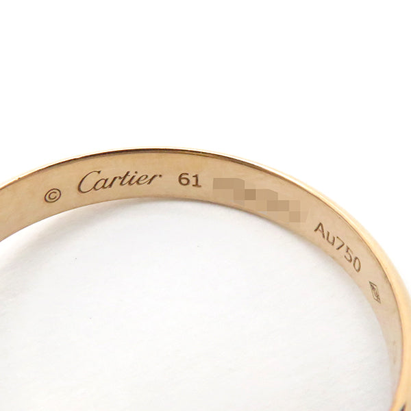 カルティエ Cartier クラシック トリニティ リング CRB4234261 ホワイトゴールドXイエローゴールドXピンクゴールド K18WG K18YG K18PG #61(JP21) リング 指輪