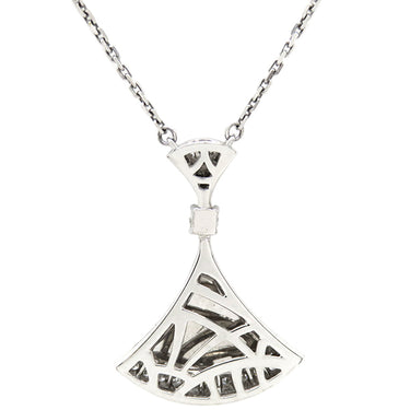 ブルガリ BVLGARI ディーヴァ ドリーム ホワイトゴールド K18WG ダイヤモンド ネックレス 750 18K 18金