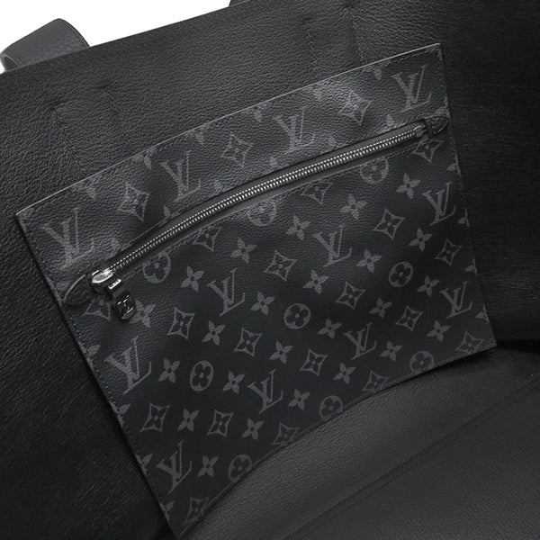 ルイヴィトン LOUIS VUITTON カバ ヴォワヤージュNV M52817 ブラック トリヨンレザー モノグラムエクリプス トートバッグ  シルバー金具 黒 ハンドバッグ