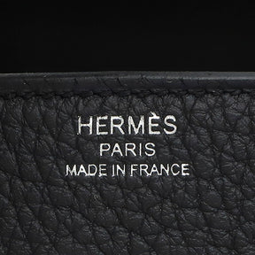 エルメス HERMES バーキン25 ブラック トゴ ハンドバッグ シルバー金具 新品 未使用 黒