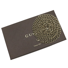 グッチ GUCCI インターロッキングG 466506 ブラック レザー チェーンウォレット シャンパンゴールド金具 チェーンショルダー ショルダーバッグ