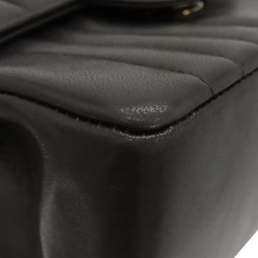 シャネル CHANEL マドモアゼル ミニ ブラック ラムスキン ショルダーバッグ ゴールド金具 チェーンショルダー ココマーク ヴィンテージ 黒