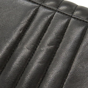 シャネル CHANEL マドモアゼル ミニ ブラック ラムスキン ショルダーバッグ ゴールド金具 チェーンショルダー ココマーク ヴィンテージ 黒