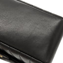 シャネル CHANEL マドモアゼル ミニ ブラック ラムスキン ショルダーバッグ ゴールド金具 チェーンショルダー ココマーク ヴィンテージ 黒