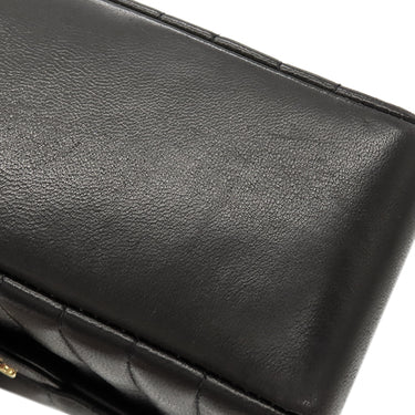 シャネル CHANEL マドモアゼル ミニ ブラック ラムスキン ショルダーバッグ ゴールド金具 チェーンショルダー ココマーク ヴィンテージ 黒