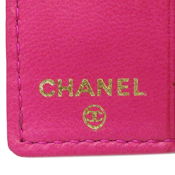 シャネル CHANEL ココマーク キーケース A01439 ピンク キャビアスキン キーケース ゴールド金具 ピンク 6連 6本