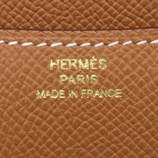 エルメス HERMES コンスタンス3 ミニ ミロワール ゴールド ヴォーエプソン ショルダーバッグ ローズゴールド金具 新品 未使用 茶 PG金具