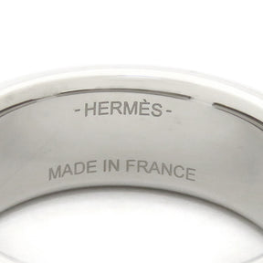 エルメス HERMES イヤーカフ オランプGM ブラックXシルバー メタル リザード イヤリング 黒