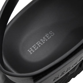 エルメス HERMES エレクトリック H232868 ブラック ナッパレザー #45 サンダル 2022春夏