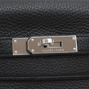 エルメス HERMES ケリー32 内縫い ブラック トゴ 2WAYバッグ シルバー金具 黒 ショルダー