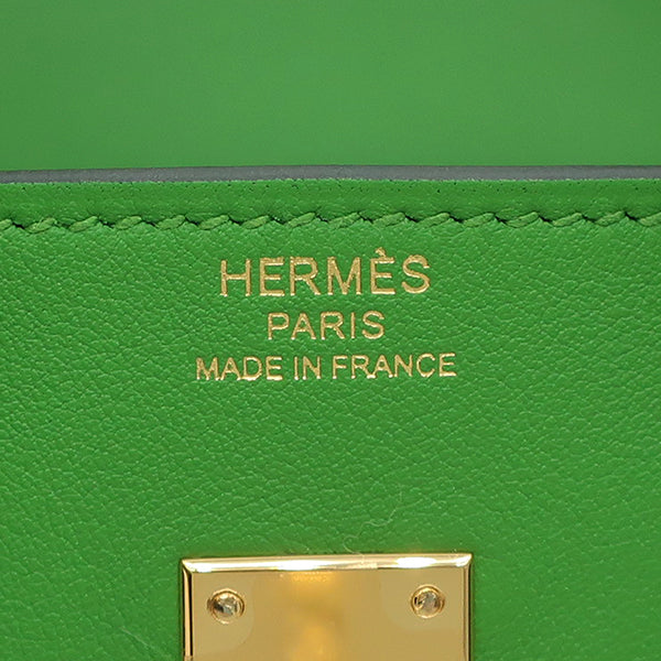 エルメス HERMES バーキン25 ヴェールユッカ スイフト ハンドバッグ ゴールド金具 新品 未使用 緑