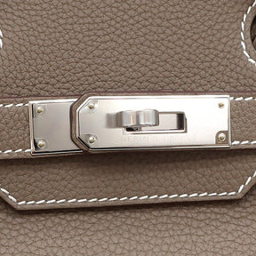 エルメス HERMES バーキン30 エトゥープ トゴ ハンドバッグ シルバー金具 新品 未使用 グレージュ