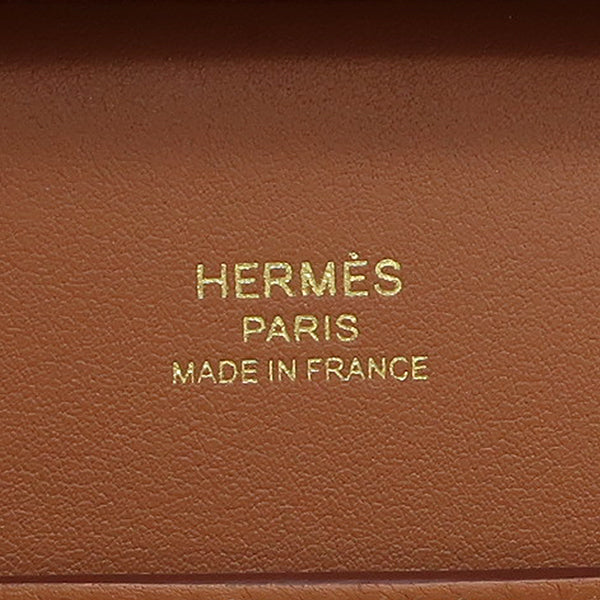 エルメス HERMES ジプシエール ミニ ゴールド スイフト ショルダーバッグ ゴールド金具 新品 未使用 茶