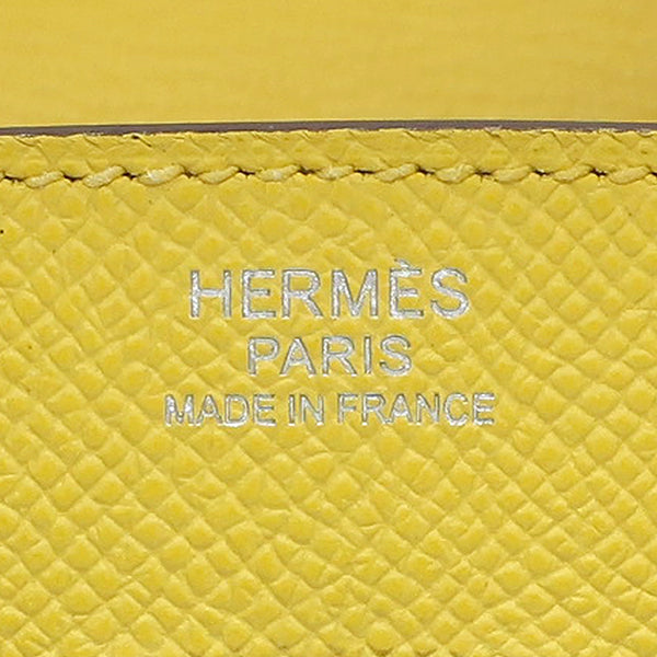 エルメス HERMES バーキン30 ジョーヌナプル ヴォーエプソン ハンドバッグ シルバー金具 黄色