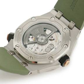 オーデマピゲ AUDEMARS PIGUET ロイヤルオーク オフショア ダイバー 15720ST.OO.A052CA.01 自動巻き メンズ 未使用 カーキグリーン