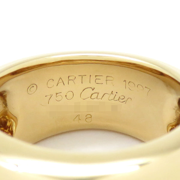 カルティエ Cartier ヌーベルバーグ イエローゴールド K18YG #48(JP8) リング 指輪 750 18K  7.5号