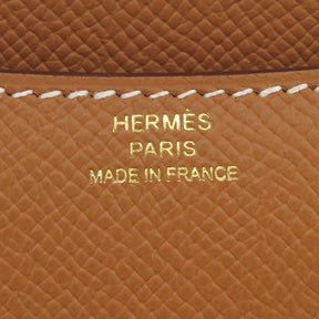 エルメス HERMES コンスタンス3 ミニ ミロワール ゴールド ヴォーエプソン ショルダーバッグ ゴールド金具 新品 未使用 茶