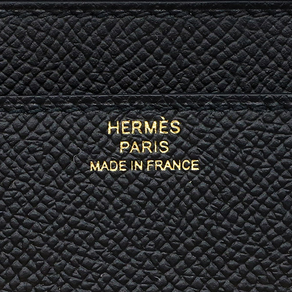 エルメス HERMES コンスタンス トゥーゴー ブラック ヴォーエプソン 長財布 ゴールド金具 新品 未使用 黒 ショルダー