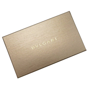 ブルガリ BVLGARI ブルガリブルガリ マン 二つ折り財布 283811 ブルー系 カーフ カーフレザー 長財布 シルバー金具 青 紺 新品 未使用