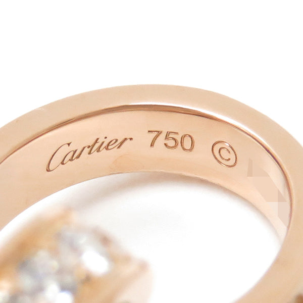 カルティエ Cartier ベビーラブ ダイヤ B7013900 ピンクゴールド K18PG ダイヤモンド ネックレス 18金 750PG RG