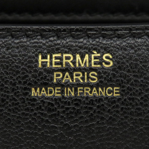 エルメス HERMES コンスタンス 24 ミロワール ブラック シェーブル ショルダーバッグ ゴールド金具 新品 未使用 黒