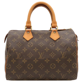 ルイヴィトン LOUIS VUITTON スピーディ 25 M41528 モノグラム モノグラムキャンバス ハンドバッグ ゴールド金具 茶 ボストン 鍵 パドロック欠品