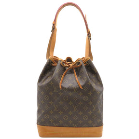 ルイヴィトン LOUIS VUITTON ノエ M42224 モノグラム モノグラムキャンバス ショルダーバッグ ゴールド金具 茶 肩掛け