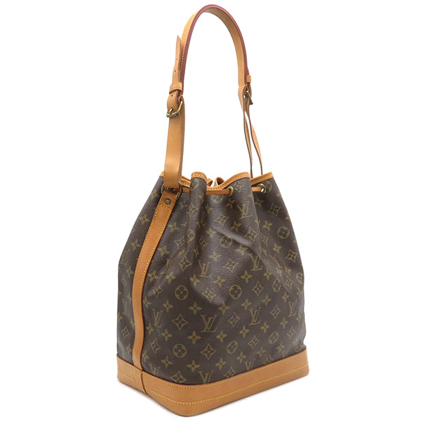 ルイヴィトン LOUIS VUITTON ノエ M42224 モノグラム モノグラムキャンバス ショルダーバッグ ゴールド金具 茶 肩掛け