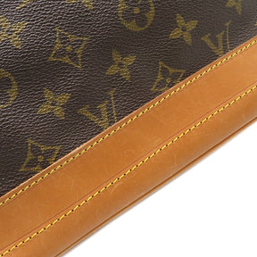 ルイヴィトン LOUIS VUITTON ノエ M42224 モノグラム モノグラムキャンバス ショルダーバッグ ゴールド金具 茶 肩掛け