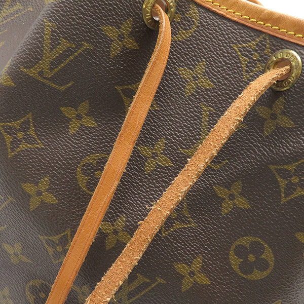 ルイヴィトン LOUIS VUITTON ノエ M42224 モノグラム モノグラムキャンバス ショルダーバッグ ゴールド金具 茶 肩掛け