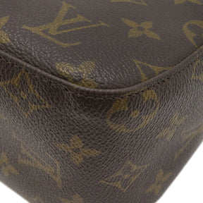 ルイヴィトン LOUIS VUITTON ルーピング MM M51146 モノグラム モノグラムキャンバス ハンドバッグ ゴールド金具 茶 ワンショルダーバッグ