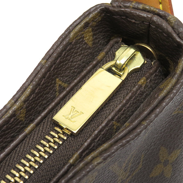 ルイヴィトン LOUIS VUITTON ルーピング MM M51146 モノグラム モノグラムキャンバス ハンドバッグ ゴールド金具 茶 ワンショルダーバッグ