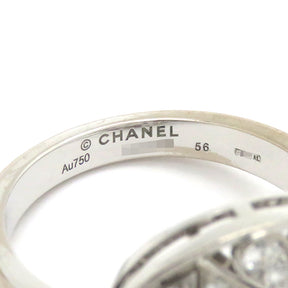 シャネル CHANEL コメットリング  ホワイトゴールド K18WG ダイヤモンド #56(JP16) リング 指輪 AU750 星 スター 15号