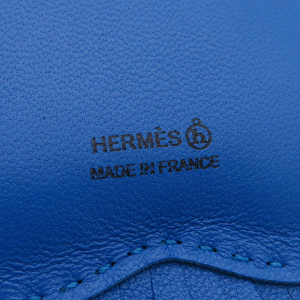 エルメス HERMES プティアッシュ トラH ブルー×マルチカラー レザー チャーム バッグチャーム タイガー petit H 青