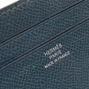 エルメス HERMES シチズンツイル シルクイン コルヴェール ヴォーエプソン カードケース A刻印 カードホルダー