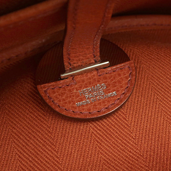 エルメス HERMES サックコロラドPM ポティロン ヴァッシュリエジェ トワルシェブロン ショルダーバッグ シルバー金具 ワンショルダー