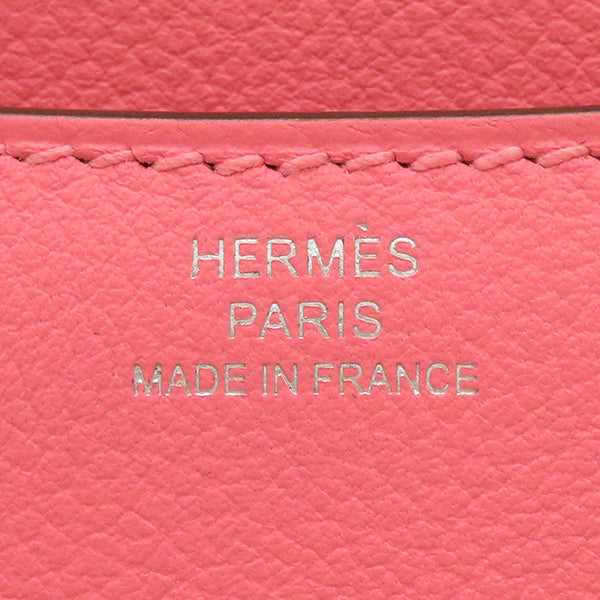 エルメス HERMES コンスタンス3 ミニ ローズアザレ エバーカラー ショルダーバッグ シルバー金具