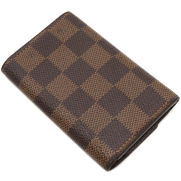 ルイヴィトン LOUIS VUITTON ミュルティクレ 6 N62630 ダミエエベヌ ダミエキャンバス キーケース ゴールド金具 茶