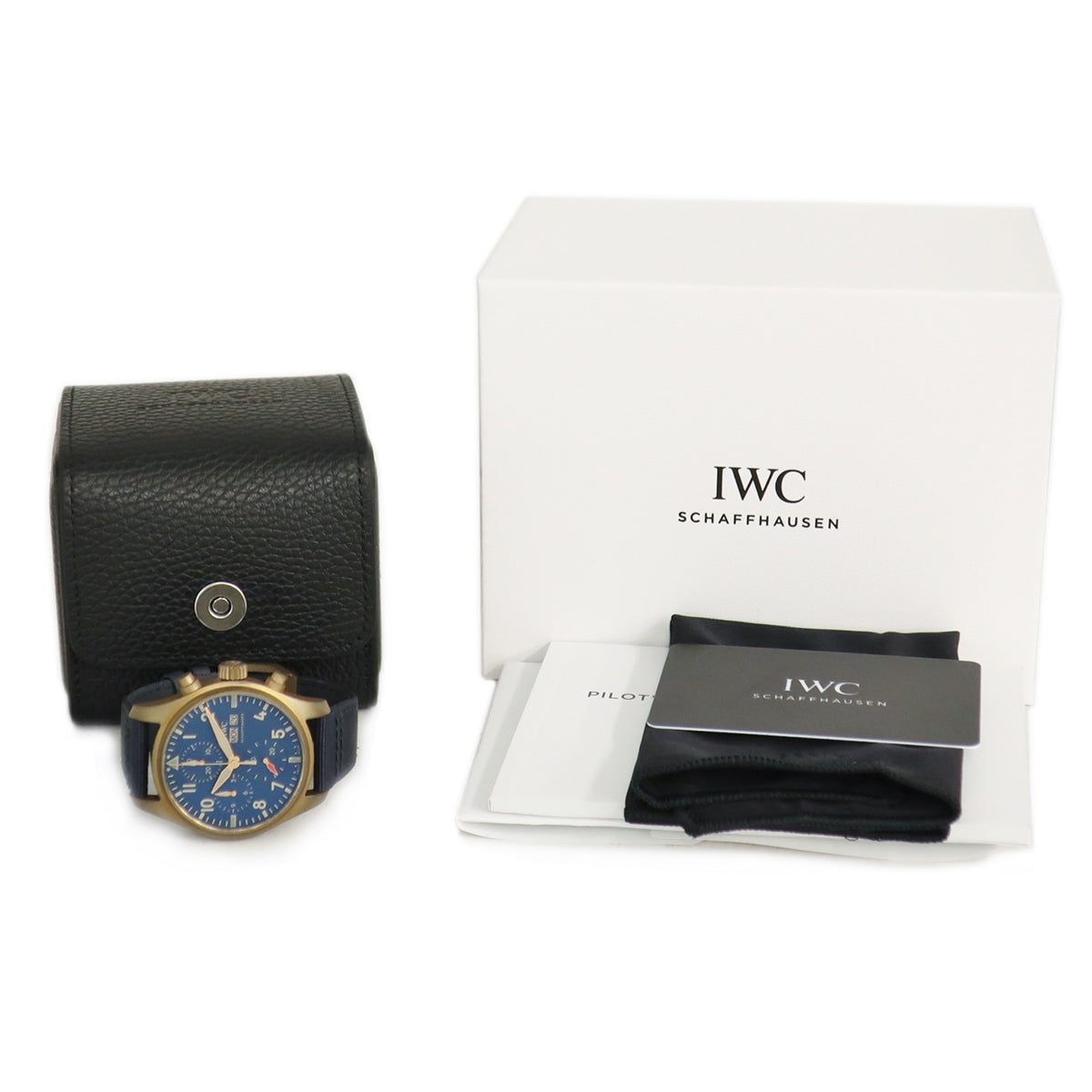 IWC IWC パイロット ウォッチ クロノグラフ 41 IW388109 自動巻き メンズ レディース ネイビー ブロンズ