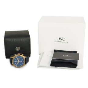 IWC IWC パイロット ウォッチ クロノグラフ 41 IW388109 自動巻き メンズ レディース ネイビー ブロンズ