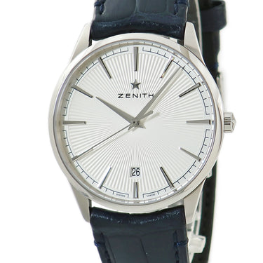 ゼニス ZENITH エリート クラシック 03.3100.670/01.C922 自動巻き メンズ 新品同様 シルバー バー 軽量