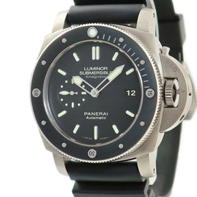 パネライ PANERAI ルミノール 1950 サブマーシブル アマグネティック 3デイズ チタニオ PAM00389 O番 自動巻き メンズ O番 黒 耐磁