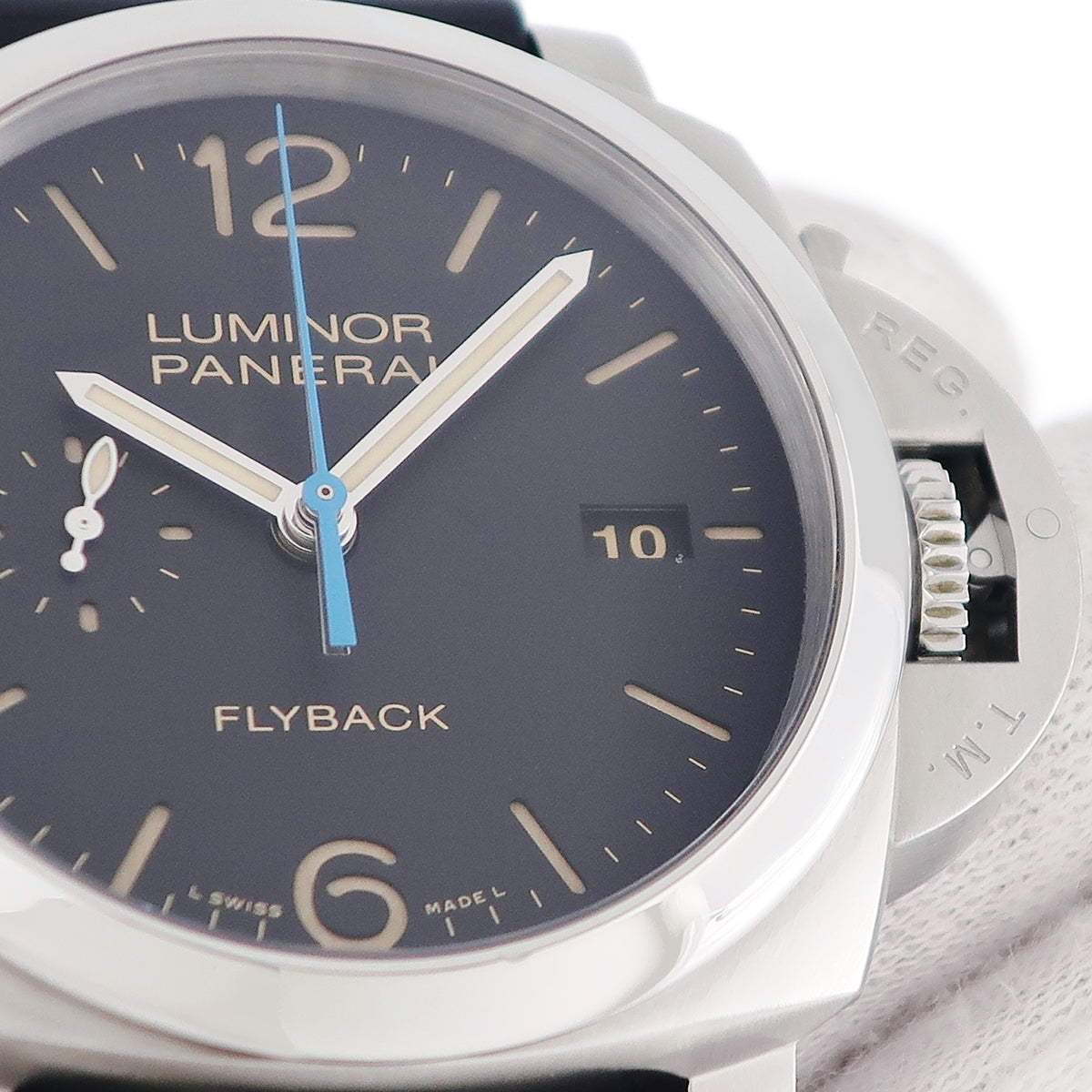 パネライ PANERAI ルミノール 1950 3デイズ クロノグラフ フライバック PAM00524 自動巻き メンズ T番 黒 ブラック