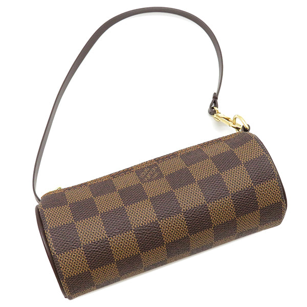 ルイヴィトン LOUIS VUITTON パピヨン 30 N51303 ダミエエベヌ ダミエキャンバス ハンドバッグ ゴールド金具 茶