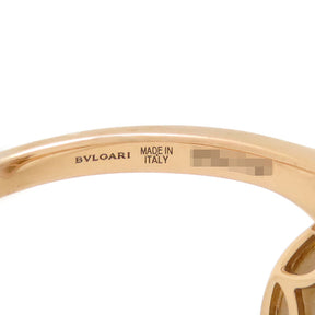 ブルガリ BVLGARI ディーヴァ ドリーム ピンクゴールド K18PG ダイヤモンド マザーオブパール リング 指輪 750 18金 16号