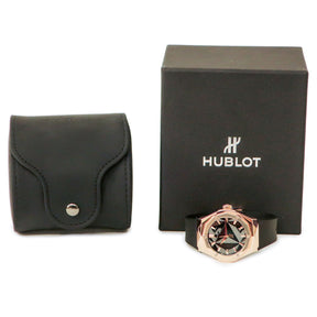 ウブロ HUBLOT クラシックフュージョン オーリンスキー 550.OS.1800.RX.ORL19 自動巻き メンズ OH済 K18KG無垢 ブラック 黒