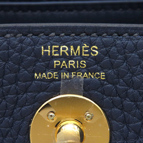 エルメス HERMES リンディ ミニ 20 ブルードゥプリュス トリヨンクレマンス ショルダーバッグ ゴールド金具 新品 未使用 紺